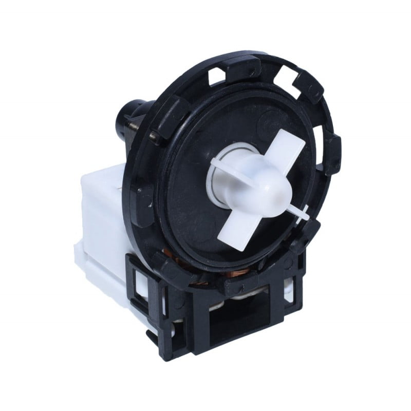 Pompa de evacuare universala 25-30W 220V cu 8 cleme pentru masini de spalat, palete ABS albe