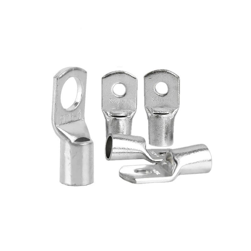 Set papuci electrici tubulari din aliaj de cupru, 4 bucati, unghi si orientare variate