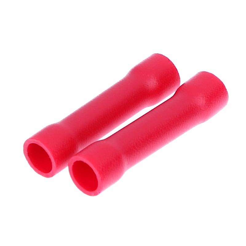Conectori electrici de inadire rosii pentru cablu 1,5mm, set 100 bucati, izolatie din plastic