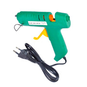 Pistol electric lipit silicon 11mm, putere 60W-100W, 220V, verde cu suport metalic rabatabil si cablu alimentare