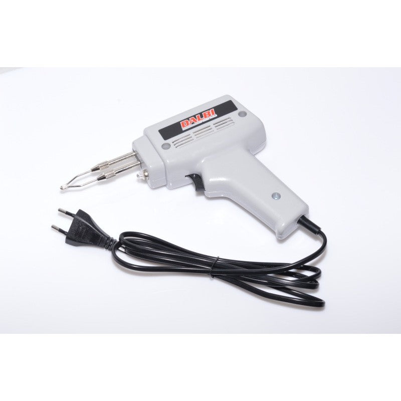 Pistol de lipit 100W cu cablu de alimentare si stecker, vedere laterala completa