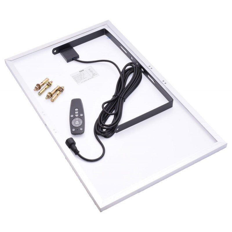 Panou solar monocristalin 35W cu accesorii incluse: telecomanda, cablu 3m si suruburi de fixare