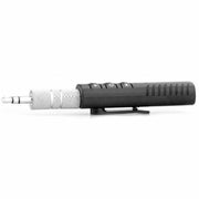 Receptor audio Bluetooth jack 3,5 mm compact, negru, cu clip prindere si microfon incorporat