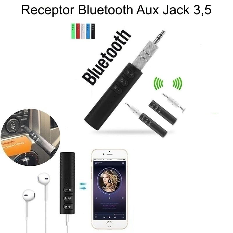 Receptor Bluetooth aux jack 3,5 mm compatibil cu telefon, casti si sistem auto