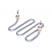 Rezistenta electrica dublu W 2000W, 230V, conector papuc 6,3mm, din aliaj cu alama, pentru plite electrice