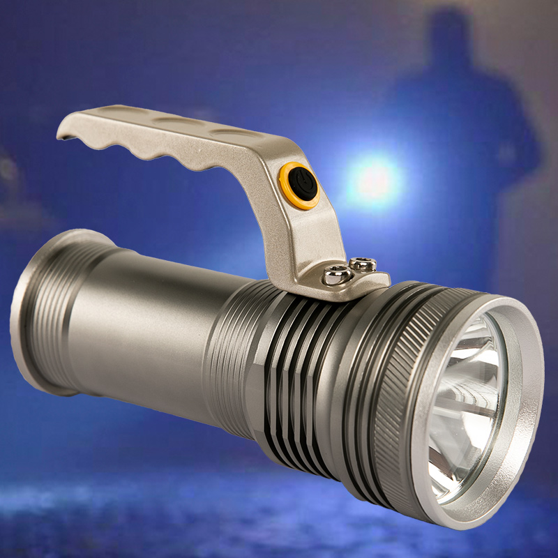 Lanterna portabila LED in functiune, fascicul puternic concentrat, corp aluminiu cu maner