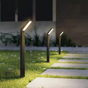 Lampa solara LED gradina IP65, stalp modular cu lumina calda, iluminat alee exterioara pe gazon