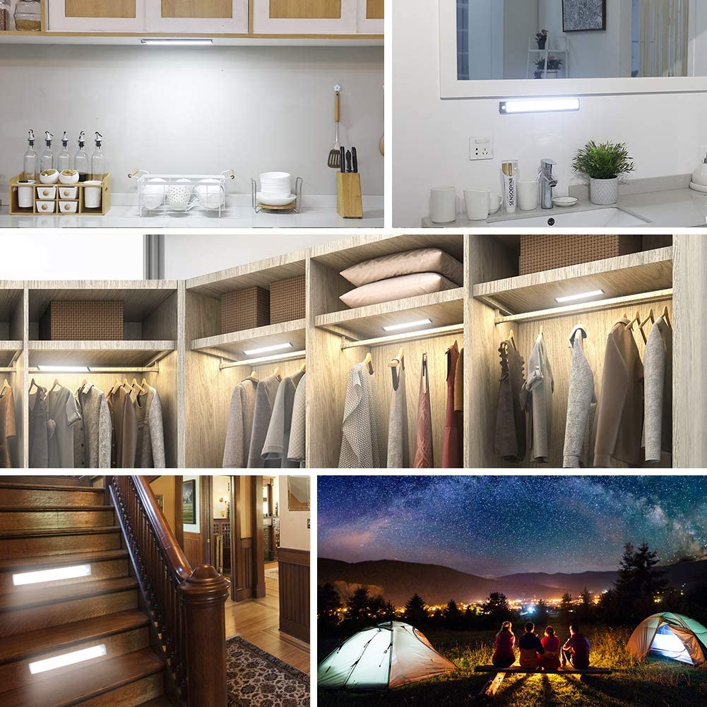 Bara LED utilizata sub dulapuri de bucatarie, in dulap de haine, pe scari si in camping