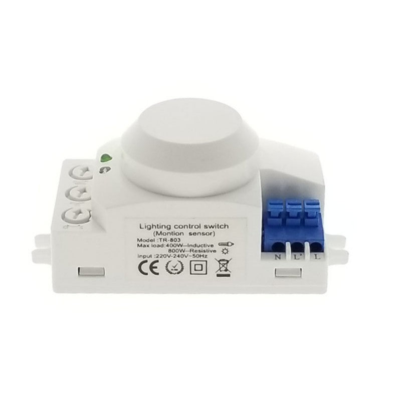 Senzor microunde cu borne de conectare N L vizibile, sarcina maxima 800W rezistiv, 220-240V