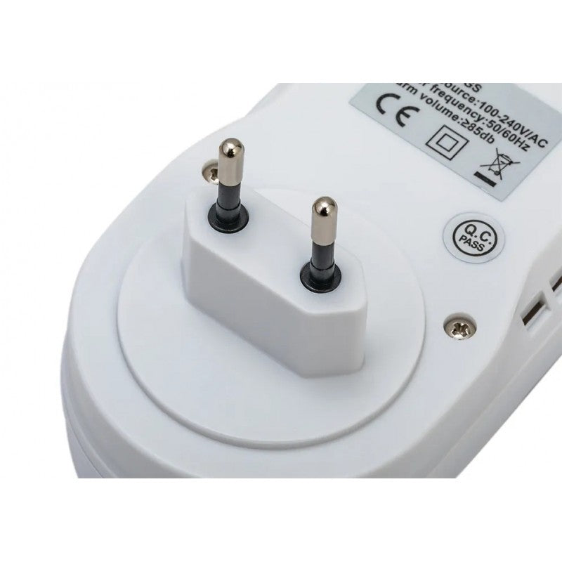 Detector de gaze cu stecker EU 100-240V, alarma 85dB, certificat CE