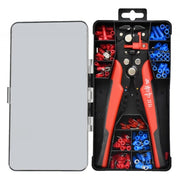 Set cleste 3 in 1 dezizolat sertizat taiat cu 200 conectori preizolati, compatibil cabluri 0.5-6 mm, cutie rigida