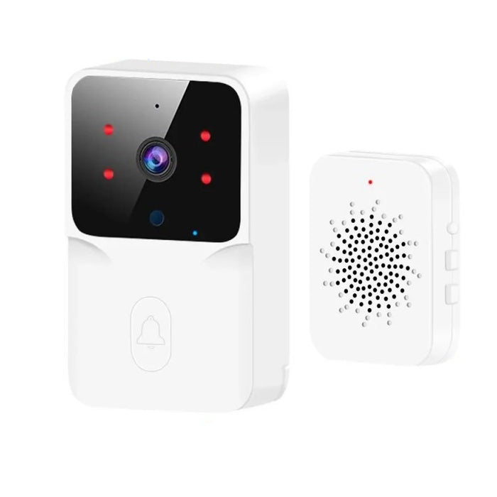 Sonerie inteligenta de usa cu camera video WiFi, infrarosu, rezolutie 480P, receptor wireless inclus