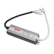 Sursa alimentare slim 60W 24V DC, carcasa metalica IP67, cu cabluri preconectate pentru benzi LED exterioare