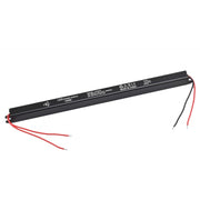 Sursa alimentare ultra slim 100W 24V IP20, carcasa neagra din aluminiu cu cabluri pentru banda LED