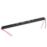 Sursa alimentare LED ultra slim 150W 24V 6.2A, carcasa aluminiu neagra cu cabluri, IP20 interior