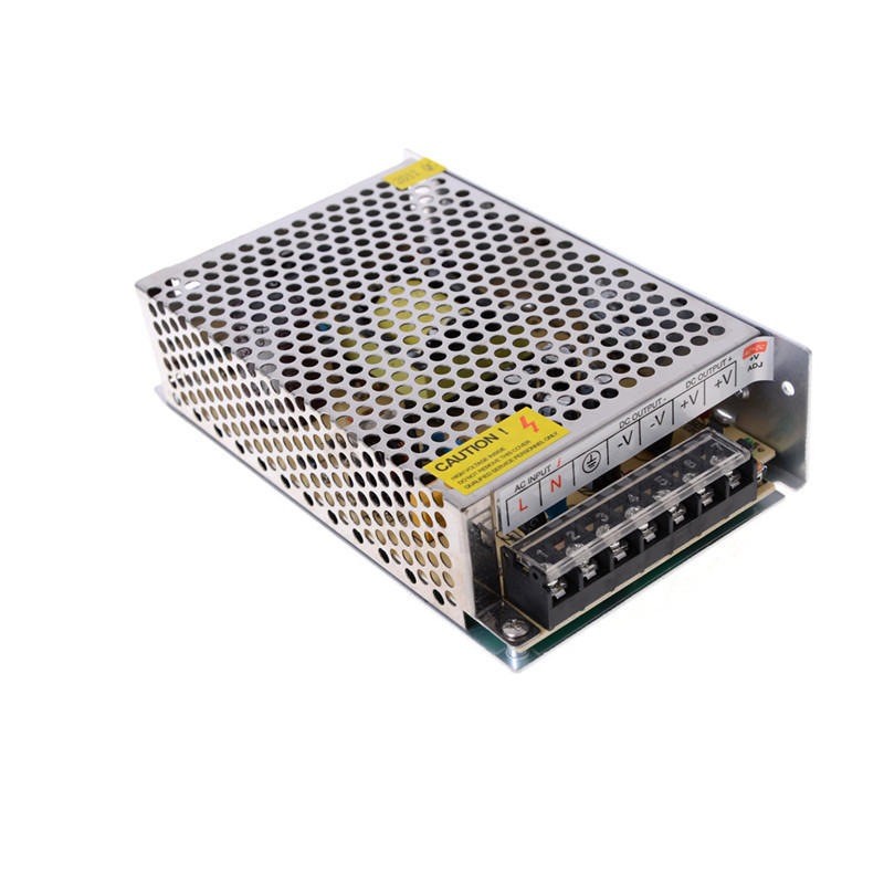 Sursa alimentare 12V 180W 15A carcasa metalica perforata pentru benzi LED, intrare 220V, montaj interior