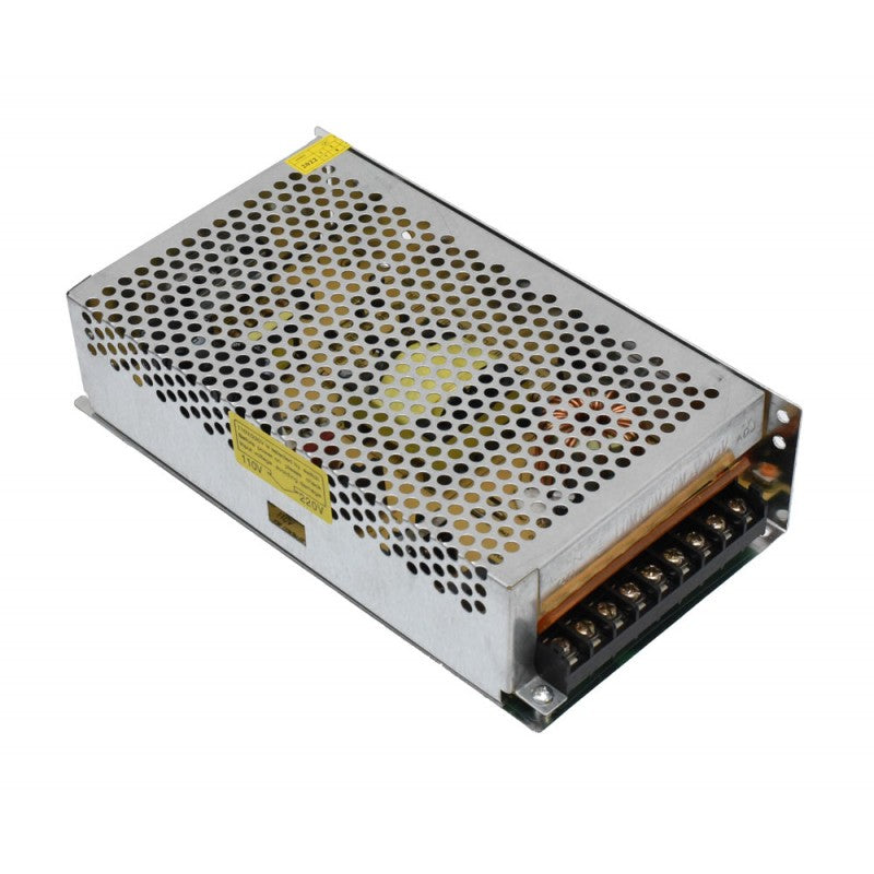 Sursa alimentare 300W 15V cu borne de conectare vizibile, vedere lateral-spate