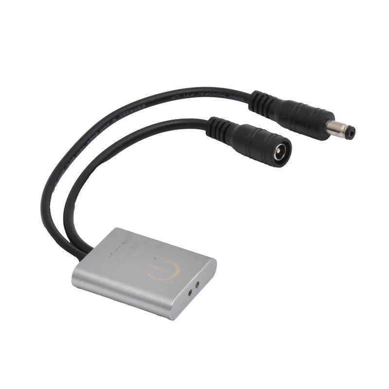 Senzor IR de mobila 12V/24V cu conectori DC barrel, vedere din unghi diferit