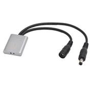 Intrerupator IR pentru banda LED 12V/24V, 3A, carcasa aluminiu compacta cu mufe DC barrel
