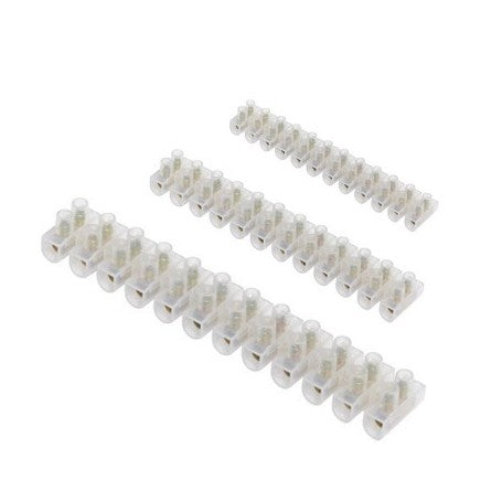 Set 10 reglete transparente 250V 60A pentru conexiuni electrice, cleme cu surub, 12 poli