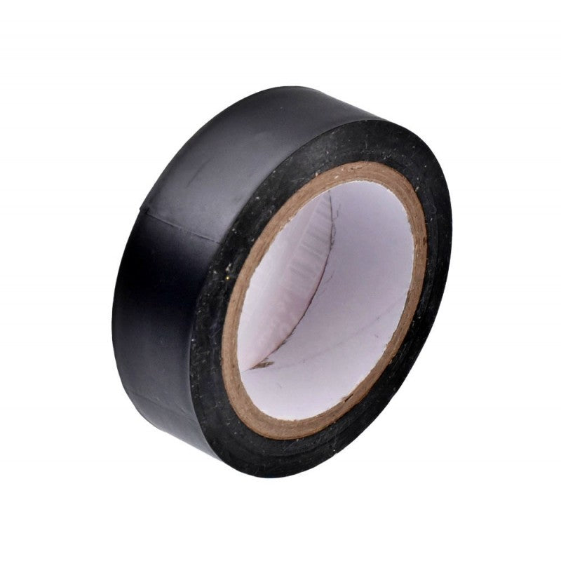 banda izolatoare PVC negra, detaliu rola fara eticheta, latime 19mm