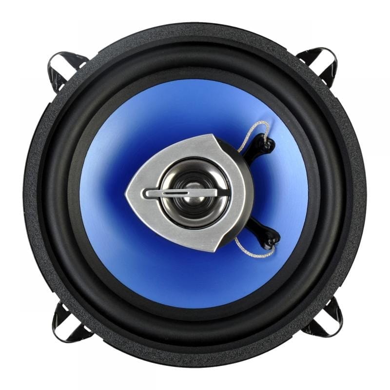 Difuzor auto coaxial 5.25 inch, membrana albastra si tweeter central, vedere frontala