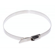 Colier metalic din inox 304, dimensiune 4.6x200mm, rezistent la coroziune, mecanism autoblocare