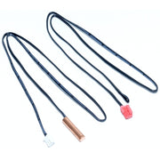 Set sonda NTC cupru 25mm si senzor temperatura aer conditionat 5K, cablu 500mm, conectori alb si rosu