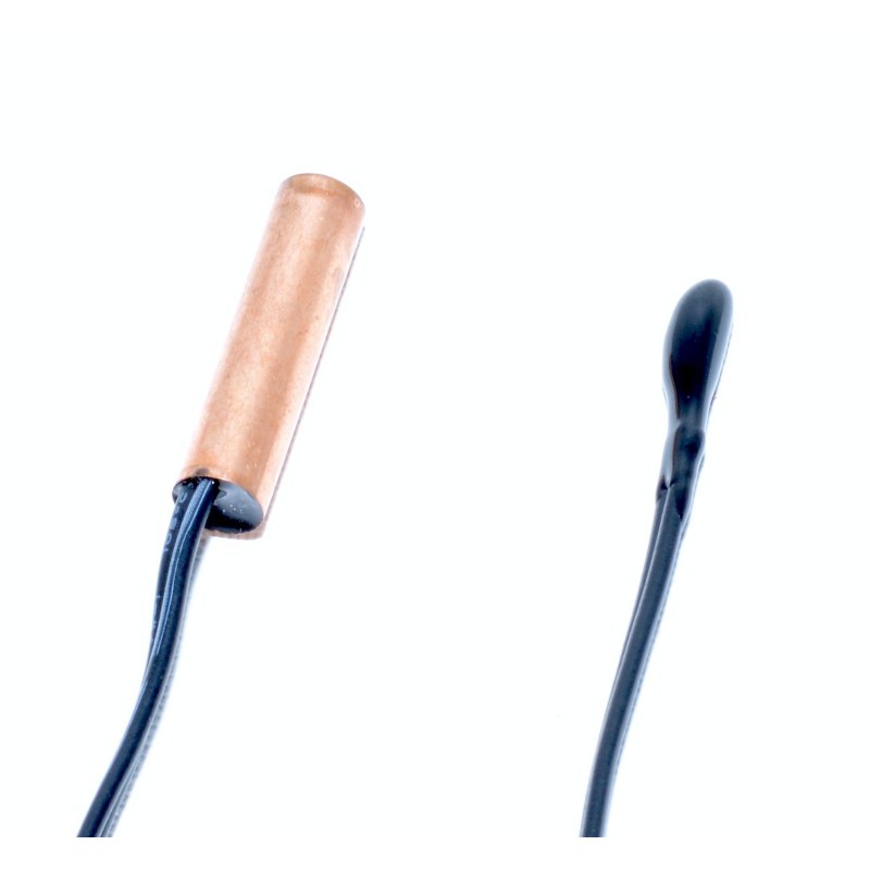 Sonda NTC cupru 25mm cu varf termic si senzor aer conditionat, detaliu capete de masurare