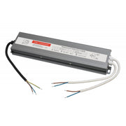 Sursa alimentare slim 600W 12V DC IP67 pentru exterior, carcasa aluminiu cu cabluri intrare 220V si iesire