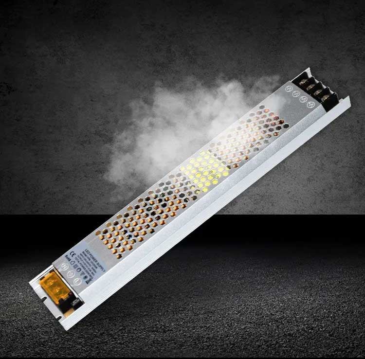 Sursa alimentare LED 24V 400W, design perforat pentru ventilatie, conectori iesire dubli