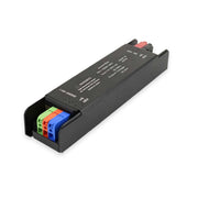 Sursa alimentare slim 24V DC 100W pentru benzi LED, 140x34x24mm, mufe push-in colorate, intrare 110-240V