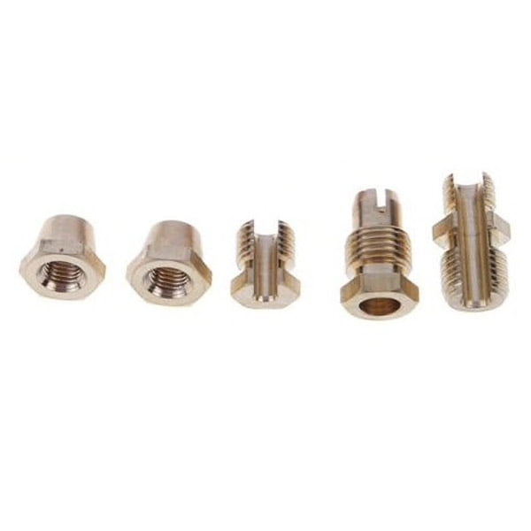 Set 5 adaptoare din alama pentru termocupla universala, tipuri diferite de conectori