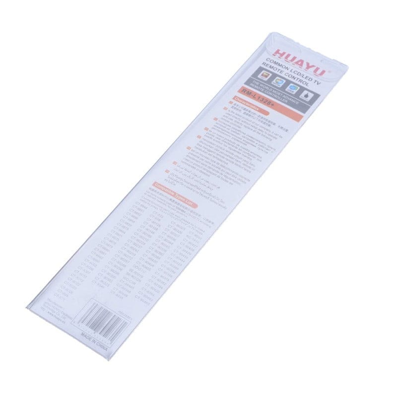 ambalaj telecomanda universala LCD/LED cu lista coduri compatibile si instructiuni de utilizare