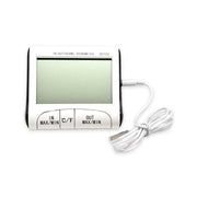 Termometru digital interior/exterior cu higrometru, senzor pe cablu 1.5m, afisaj LCD, masurare temperatura si umiditate