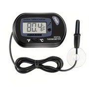 Termometru digital acvariu cu sonda si cablu 98.8 cm, afisaj LCD, interval masurare -50°C +70°C