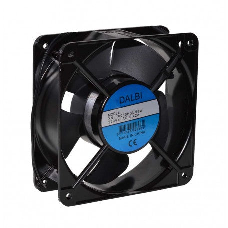 Ventilator axial metalic 180x180x60mm, 58W, 220V, 2850 rot/min, debit 663 m3/h, montaj cu suruburi