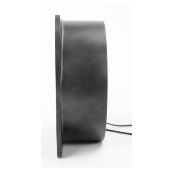 Ventilator axial 120x120mm vazut lateral, profil de 38mm, cablu de alimentare 220V vizibil