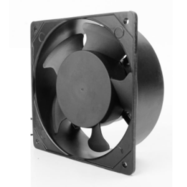 Ventilator axial patrat 120x120x38mm, 22W, 220V AC, carcasa metalica, 2700 RPM, montaj cu 4 suruburi
