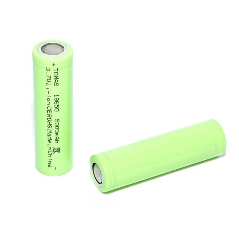 Acumulatori 18650 Li-Ion 5000mAh vazuti din doua unghiuri, vertical si orizontal