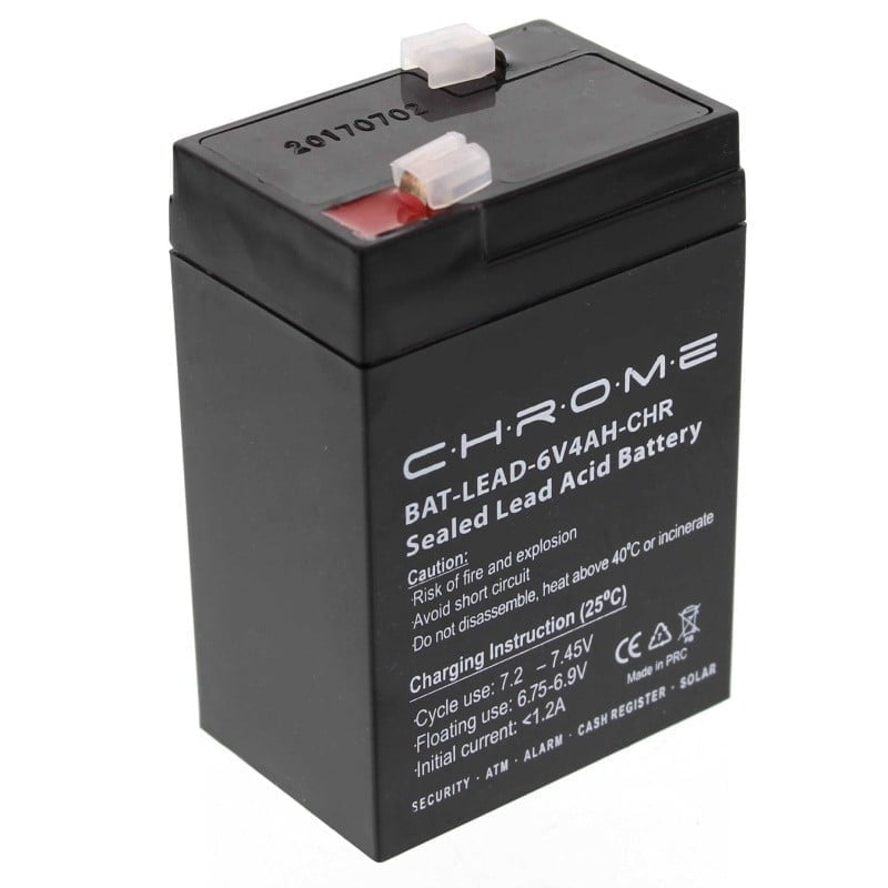 Acumulator plumb-acid sigilat 6V 4.2Ah pentru sisteme solare, lanterne si backup, terminale F1/T1
