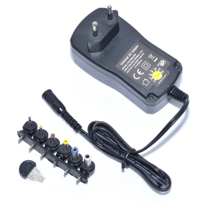 Alimentator stabilizat 3-12V cu cablu 1.2m, mufe multiple si selector tensiune reglabil
