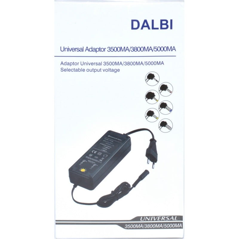 Cutie ambalaj alimentator universal reglabil 5000mA cu tensiune selectabila