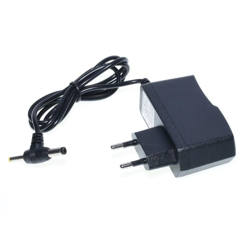 Alimentator AC/DC 4,5V vedere laterala cu stecker EU si cablu negru
