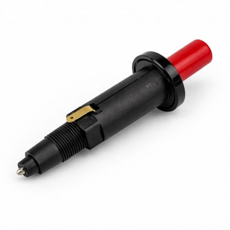 Aprinzator piezoelectric faston, unghi diagonal cu terminal aurit si electrod vizibil