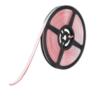Banda siliconica autoadeziva de etansare alba, latime 8 mm, lungime 6 m, rola neagra