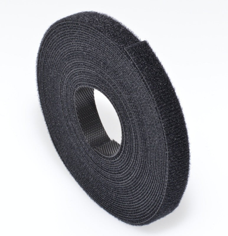 rola banda cu arici 1cm latime, vedere laterala, material durabil din nailon