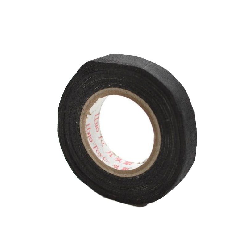 Banda izolatoare panzata neagra 20m x 19mm pentru cabluri electrice, flexibila, aplicare manuala