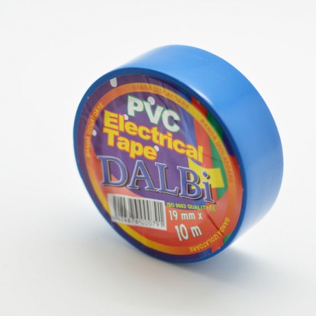 Banda izolatoare PVC albastra 19mm x 10m, set 2 role, pentru izolarea conexiunilor electrice