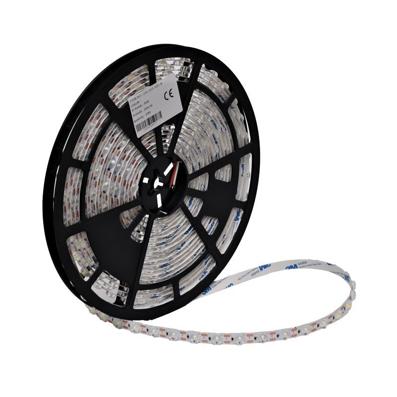 Banda LED cu lupa 2835 pe rola neagra, 220W, IP20, cu capat liber pentru conectare